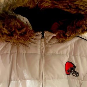 Cleveland Browns Puffer Jacket - Long